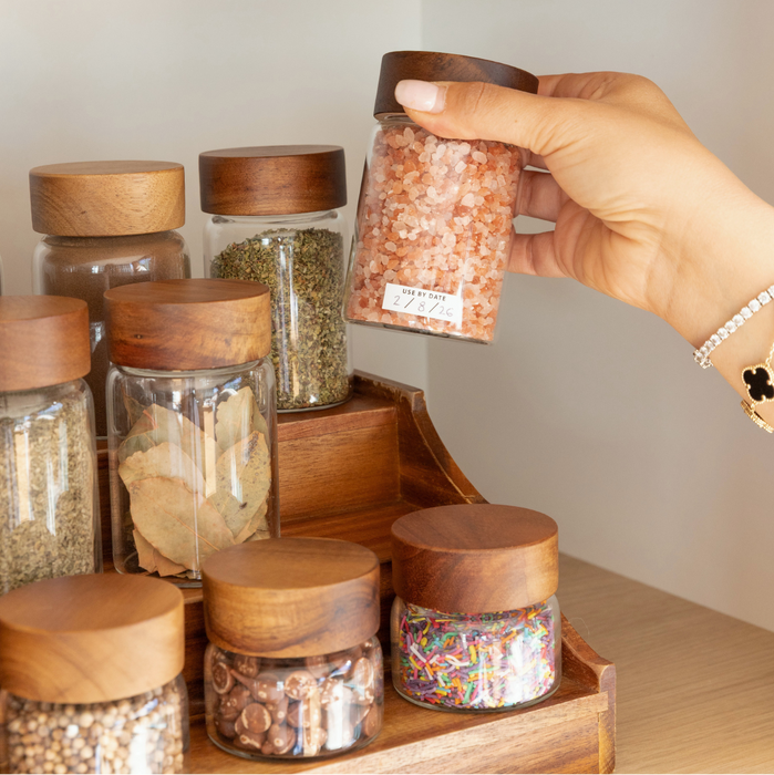 Acacia Wood Herb & Spice Shelf