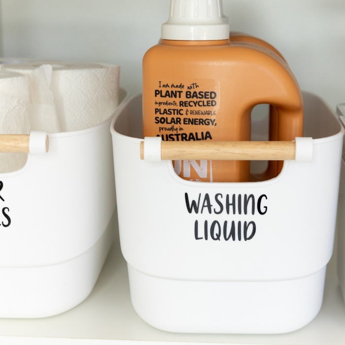 Deluxe Laundry Organisation Storage Pack - Little Label Co Australia - The Home of Organisation For Kitchen, Bathroom, Laundry & More