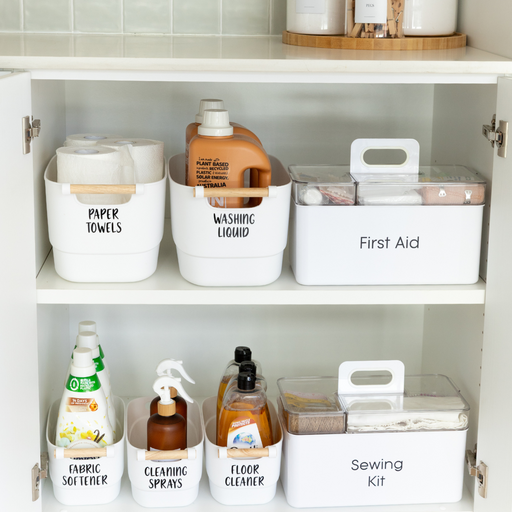 Deluxe Laundry Organisation Storage Pack - Little Label Co Australia - The Home of Organisation For Kitchen, Bathroom, Laundry & More