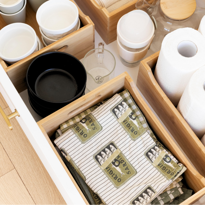 Bamboo Storage Tub Large