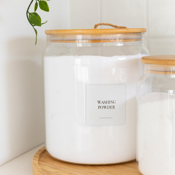 Glass Jar with Bamboo and Twine Lid - 4L