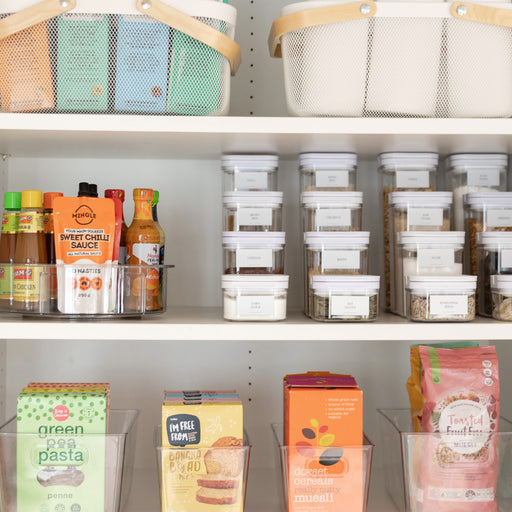 Complete Flip Top Pantry Organisation Set - Little Label Co Australia - The Home of Organisation For Kitchen, Bathroom, Laundry & More
