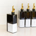 Green Oil & Vinegar Rectangle Book Bottle 500ml (Gold Pourer) - Little Label Co Australia - The Home of Organisation For Kitchen, Bathroom, Laundry & More