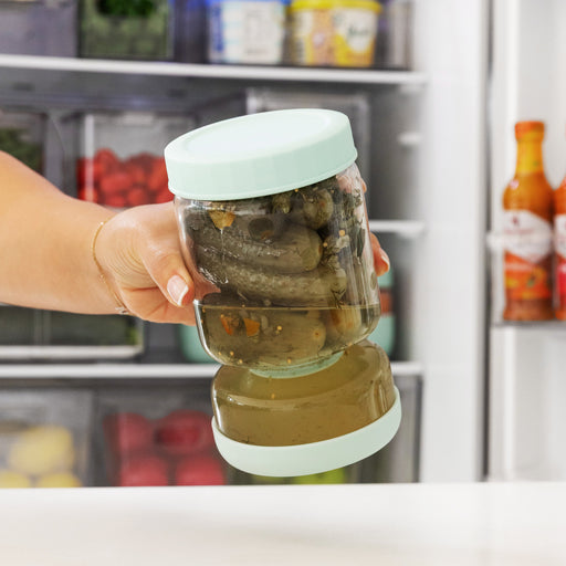 Glass Pickle Jar - Little Label Co Australia - The Home of Organisation For Kitchen, Bathroom, Laundry & More