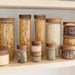 Acacia Wood Glass Jar Small Pantry Organisation Pack - Little Label Co The Home of Organisation For Kitchen, Bathroom, Laundry & More