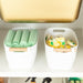 Small White Storage Tub with Wooden Handle - Little Label Co The Home of Organisation For Kitchen, Bathroom, Laundry & More