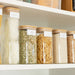 Square Bamboo Glass Deluxe Pantry Pack - Little Label Co Australia - The Home of Organisation For Kitchen, Bathroom, Laundry & More