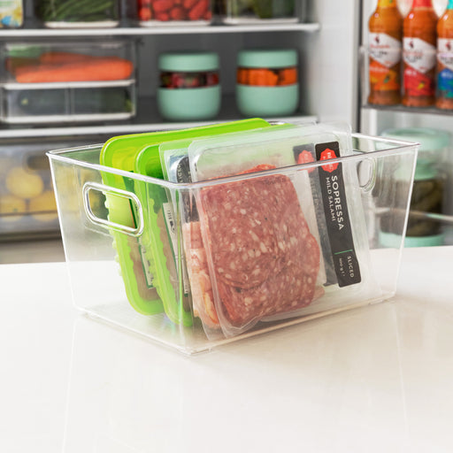 Clear Storage Tub Large - Little Label Co Australia - The Home of Organisation For Kitchen, Bathroom, Laundry & More