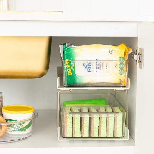 Under Sink Drawer Organiser - Little Label Co The Home of Organisation For Kitchen, Bathroom, Laundry & More