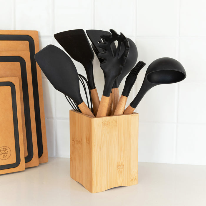 Black Silicone Utensil Set 10 Piece