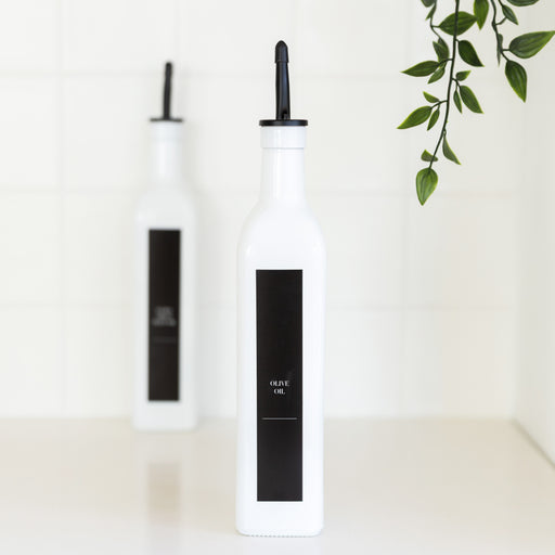 Oil & Vinegar Stickers - 16 Label Pack - Little Label Co The Home of Organisation For Kitchen, Bathroom, Laundry & More