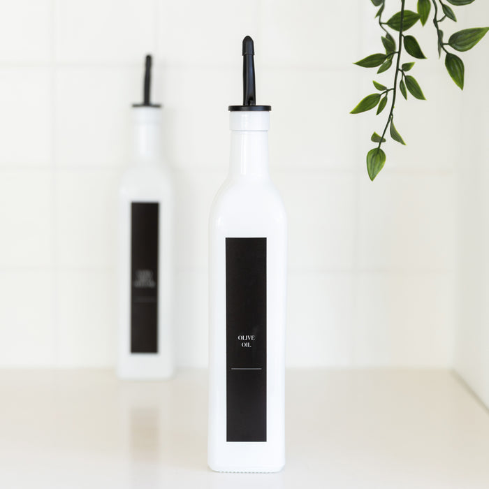 Oil & Vinegar Stickers - 16 Label Pack - Little Label Co The Home of Organisation For Kitchen, Bathroom, Laundry & More