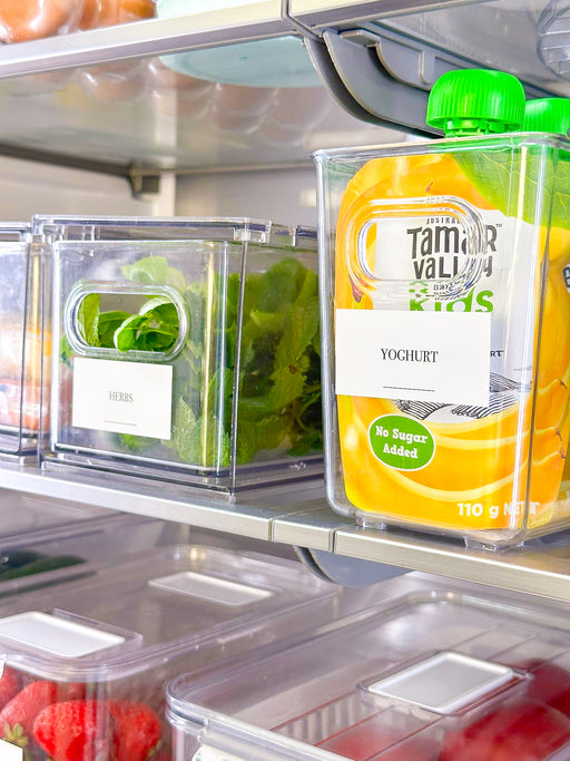 Fridge & Freezer Organisation Stickers - 36 Label Pack - Little Label Co The Home of Organisation For Kitchen, Bathroom, Laundry & More
