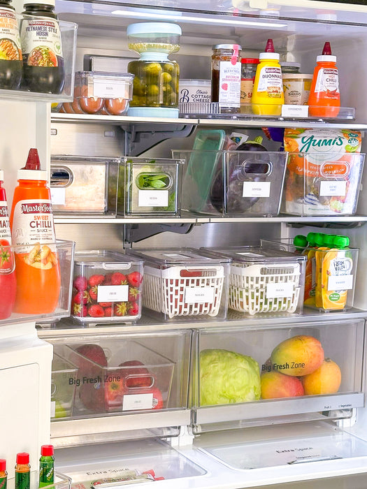 Fridge & Freezer Organisation Stickers - 36 Label Pack - Little Label Co The Home of Organisation For Kitchen, Bathroom, Laundry & More