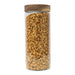 Acacia Glass Jar Deluxe Pantry Organisation Pack. these food storage jars are airtight and keep any pantry organised. 
