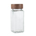 Acacia Wood Shaker Spice Jars 125ml - Little Label Co - - 30%, Acacia Storage Jars, Acacia Wood, Food Storage Containers, Glass Storage