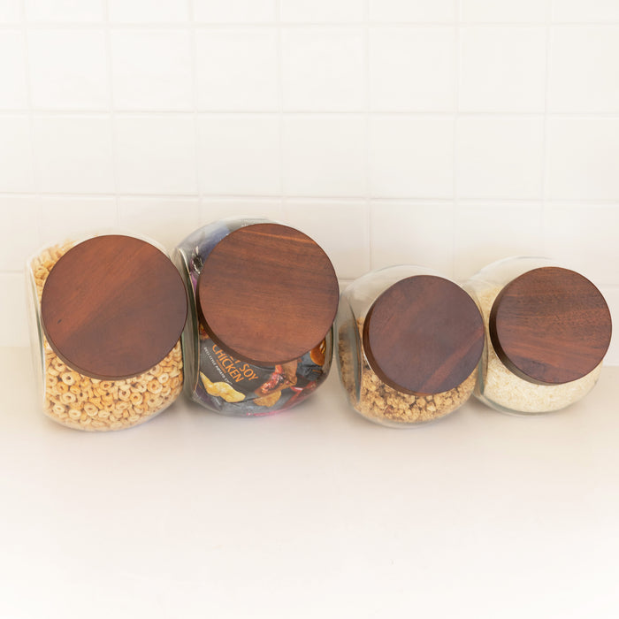 Acacia Snack Jar Packs - Little Label Co Australia - The Home of Organisation For Kitchen, Bathroom, Laundry & More