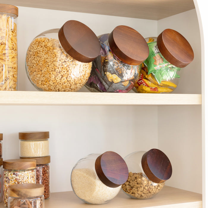 Acacia Snack Jar Packs - Little Label Co Australia - The Home of Organisation For Kitchen, Bathroom, Laundry & More