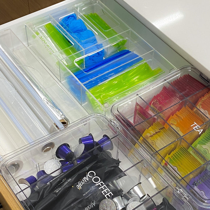 Acrylic Food Wrap Dispenser 3 Inserts - Little Label Co - Kitchen Tools & Utensils - 20%