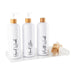 Plastic Pump Bottles with Acrylic Tray Pack - 500ml Bottles - Little Label Co The Home of Organisation For Kitchen, Bathroom, Laundry & More