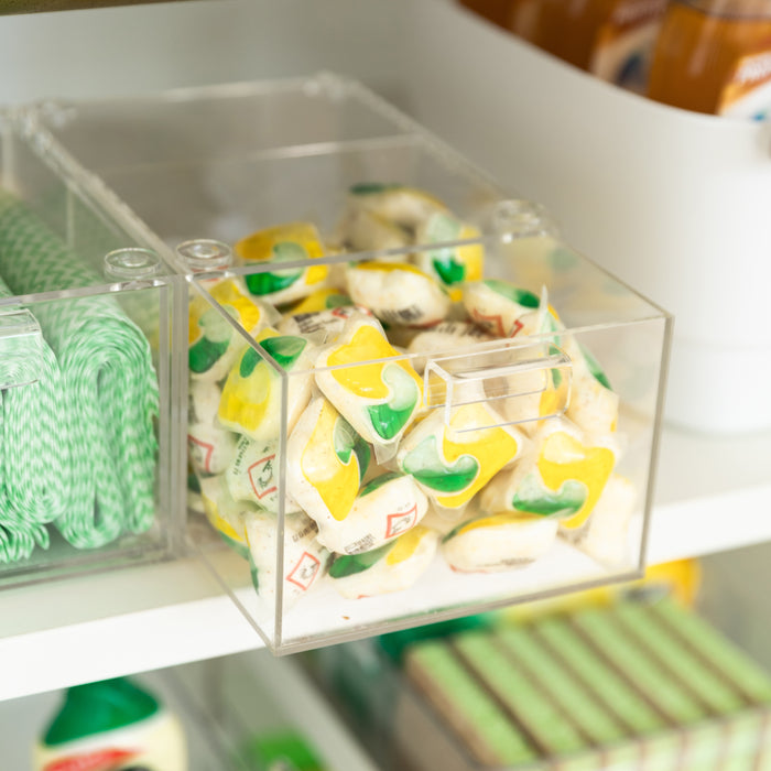 Acrylic Stackable Drawer Organiser - 15.5cm - Little Label Co The Home of Organisation For Kitchen, Bathroom, Laundry & More