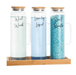Bamboo and Glass 4 Piece Laundry Liquid Pack - Little Label Co - Laundry Detergent - bundle, Laundry Organisation, Laundry Set, Value Packs