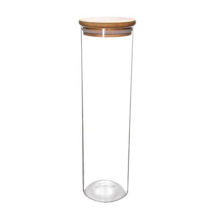 Bamboo Glass Deluxe Pack for pantry organisation and food storage. Little Label Co Air Tight Containers for Pantry Organisation and Food Storage. 