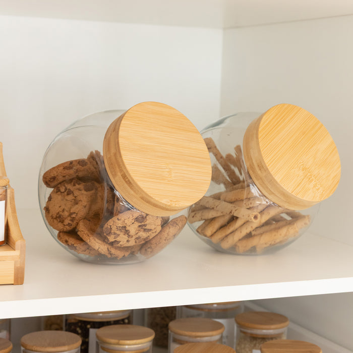 Bamboo Snack Jar Packs - Little Label Co Australia - The Home of Organisation For Kitchen, Bathroom, Laundry & More