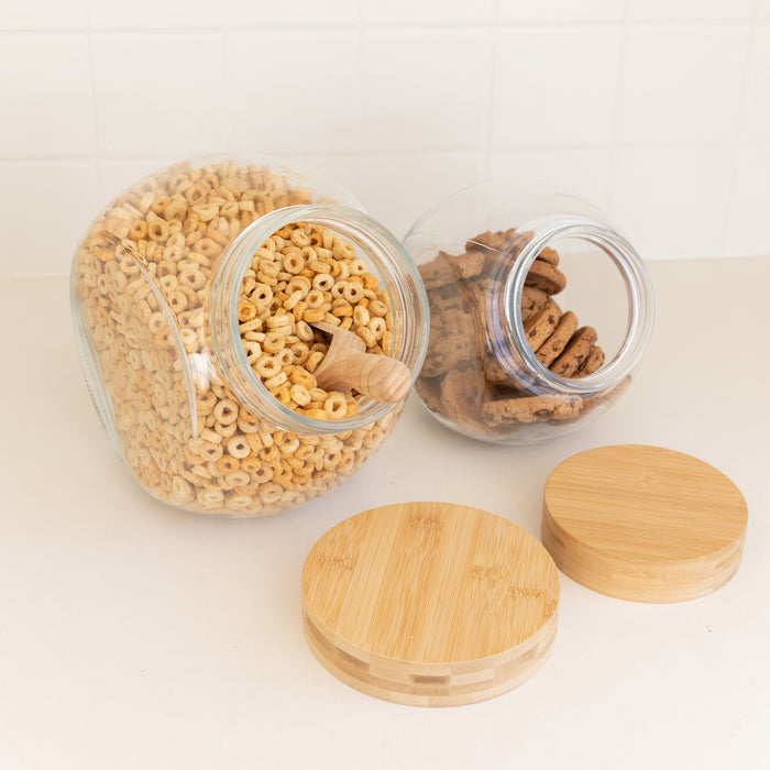 Bamboo Snack Jar Packs - Little Label Co Australia - The Home of Organisation For Kitchen, Bathroom, Laundry & More