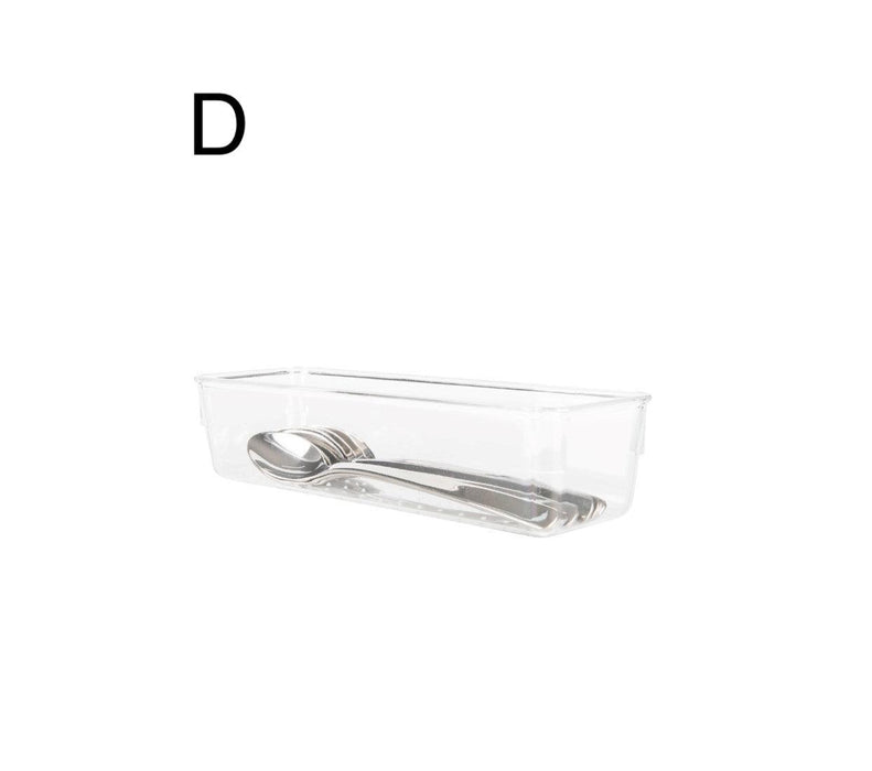 Clear Drawer Organiser Trays - Individuals - Little Label Co - Drawer organiser Drawer organisers Drawer Dividers Draw dividers Kitchen organisation Stationary Organisation