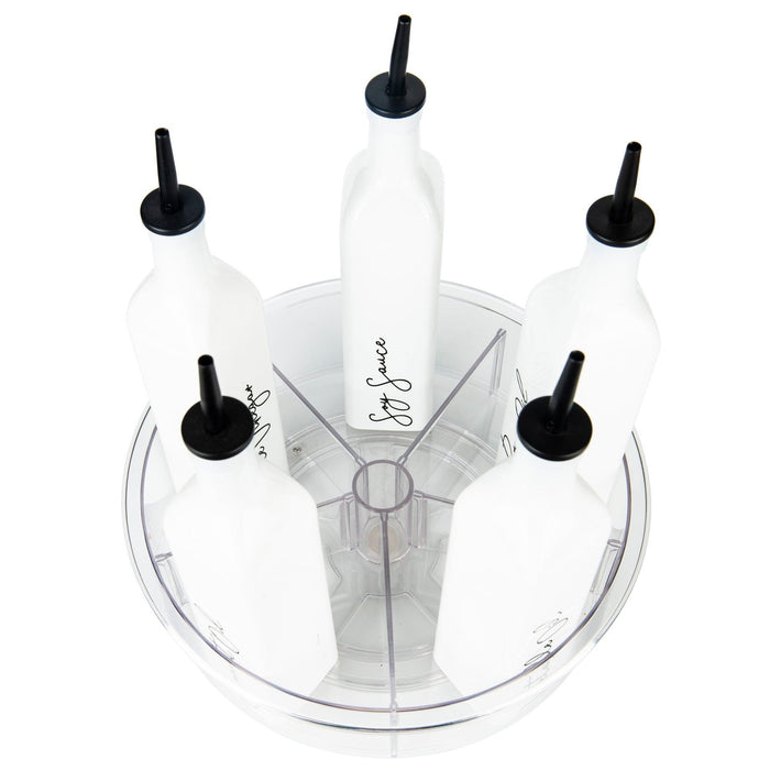 Clear Turntable Lazy Susan Tray with Dividers - Little Label Co - Kitchen Organizers - 20%, Catchoftheday, mw_grouped_product