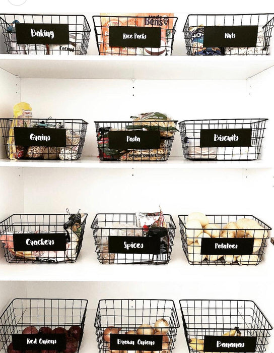 Custom Fridge and Medium Storage Tub Labels - Little Label Co - Labels & Tags - 30%, Home Organisation Labels