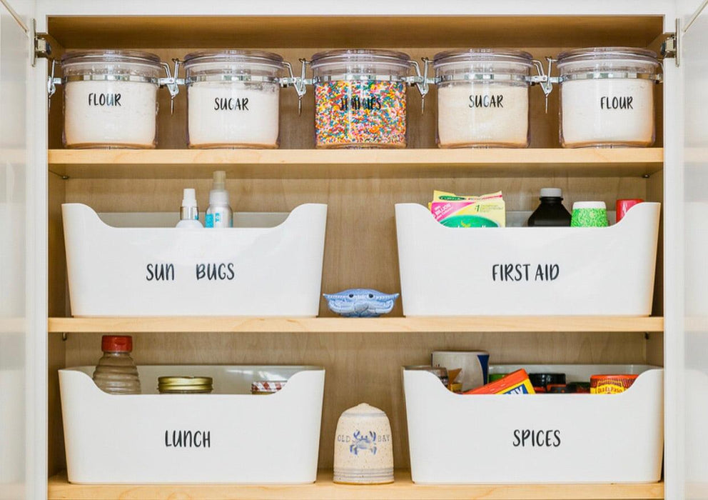 Custom Fridge and Medium Storage Tub Labels - Little Label Co - Labels & Tags - 30%, Home Organisation Labels