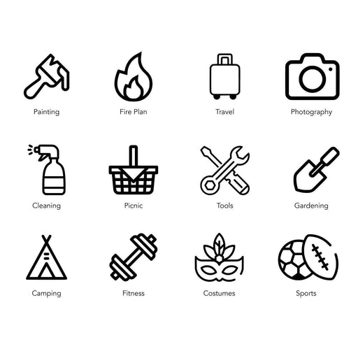 Custom Garage Organisation and Storage Image Labels - Little Label Co - Labels & Tags - 30%, Garage