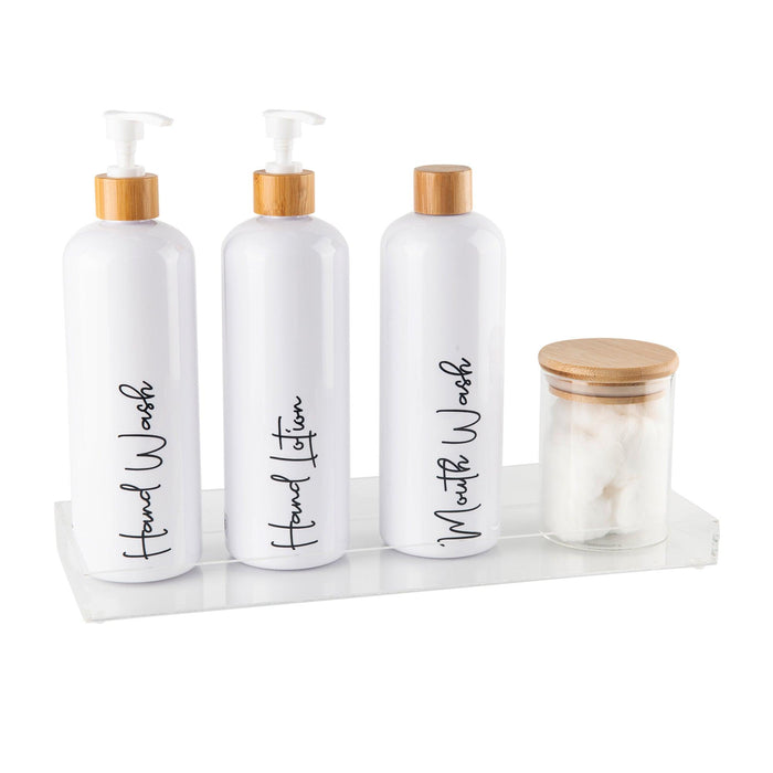 Custom Labels for 500ml bathroom bottles - Little Label Co - Bathroom Accessories - 30%, Home Organisation Labels