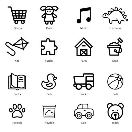 Custom Toy Room Storage Image Labels - Little Label Co - Labels & Tags - 30%, Toyroom