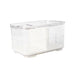 Fridge Organiser with Drainage Plug - Set of 2 for Fridge storage and organisation. Keep your food fresher in our storage containers.  Great for Meal Prep and Fridge organisation