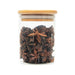 Pantry Container for herb and spice storage 200ml glass jar with bamboo lid. home organisation pantry jar for spice rack 