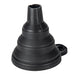 Black Foldable Silicone Funnel - Little Label Co The Home of Organisation For Kitchen, Bathroom, Laundry & More