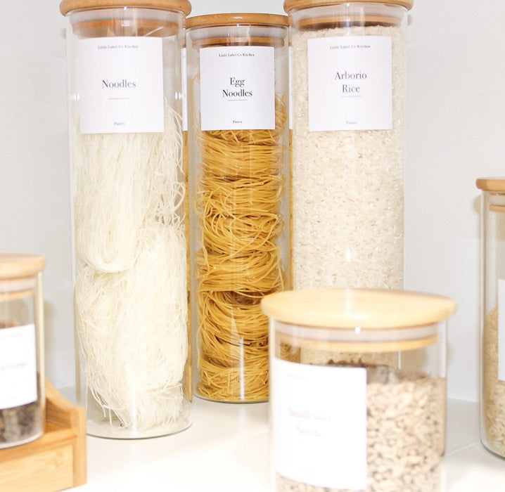 Pantry Stickers (114 Labels) Black or White - Little Label Co - Labels & Tags - 60%, Catchoftheday