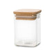 Bamboo Spice Rack with Square Herb & Spice Jars Large Pack - Little Label Co The Home of Organisation For Kitchen, Bathroom, Laundry & More
