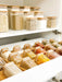 Square Glass and Bamboo Storage Jar 750ml - Little Label Co - Food Storage Containers - 20%, Food Storage Containers
