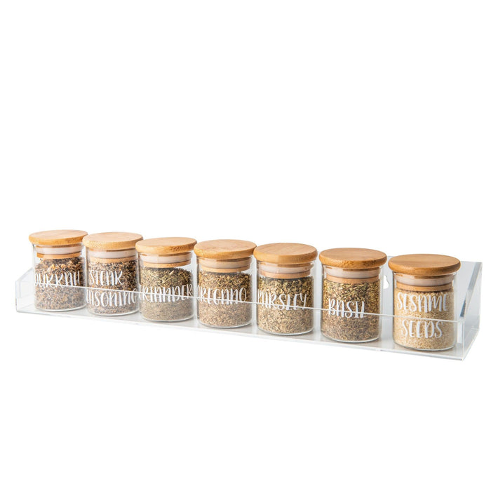 Wall Mounted Acrylic Shelf - Little Label Co - Kitchen Organizers - 20%