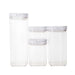 White Flip Canister  - Little Label Co - Food Storage Containers - Air tight containers - Pantry storage - Pantry organisation. Pantry Organization. 